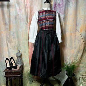 VTG📌 Isola Original traditional high-quality Austrian Dirndl w/ Blouse & Apron